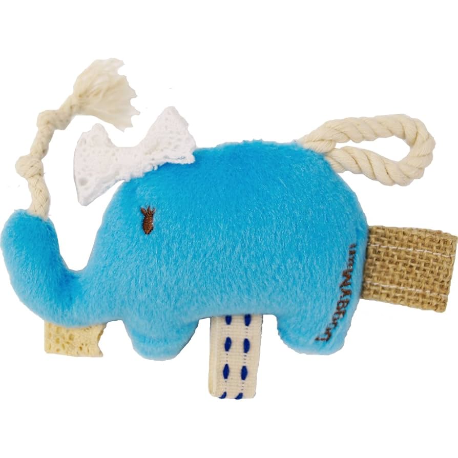 オモチャの象さん　額付き Amazon | ドギーマン 犬用おもちゃ デコフル ゾウさん